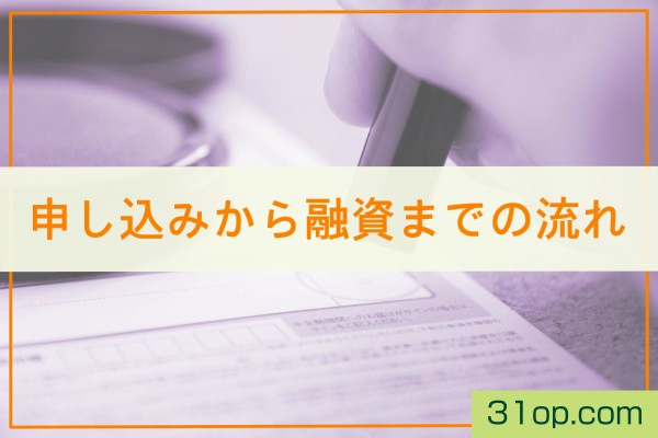 申し込みから融資までの流れ